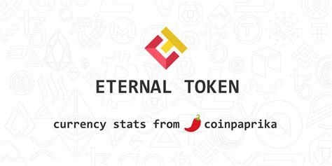 Maybe you would like to learn more about one of these? ETERNAL TOKEN (XET) Price, Charts, Market Cap, Markets ...