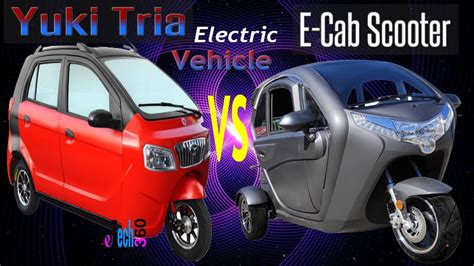 Capable of traveling up to 259 miles on a single charge and. Yuki Tria Electric Car VS E-Cab Scooter (2019) Price ...