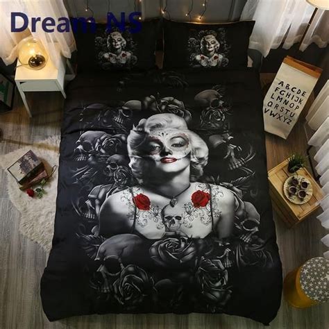 In these page, we also have variety of images available. Elegant Rose Marilyn Monroe Bedding Set | Skull bedding ...