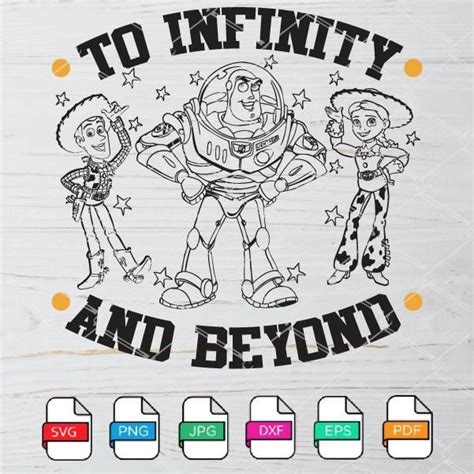 Download free static and animated infinity vector icons in png, svg, gif formats. To Infinity And Beyond SVG - Toy Story Friends SVG in 2020 ...