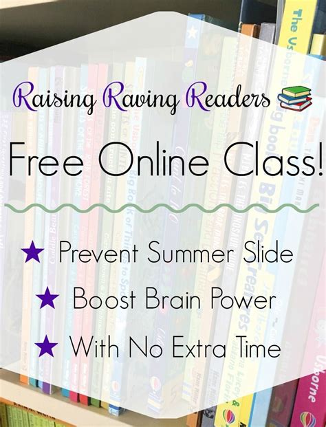 Raising Raving Readers Free Online Class! | Free parenting ...