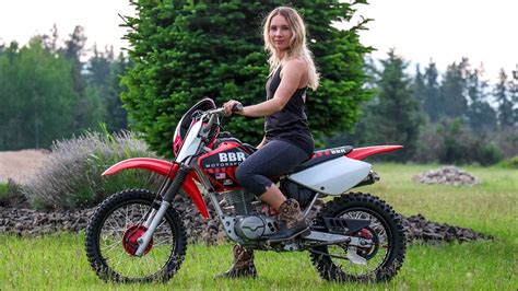 A dirt jump mtb might be just what you need. New Wheels For My Girlfriends Dirt Bike! - YouTube