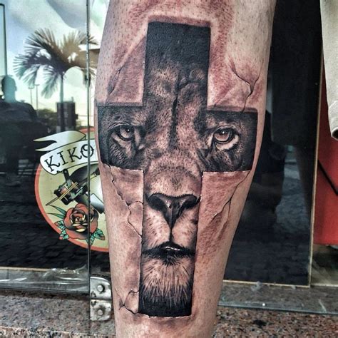 5 small cross tattoo on hand. Lion cross tattoo … | Pinteres…