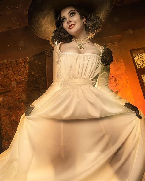 Resident evil village lady dumitrescu cosplay by milliganvick. These Resident Evil Village Lady Dimitrescu cosplays are ...