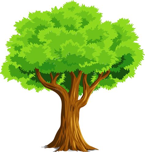 Colorful Natural Tree Vector Clipart image - Free stock photo - Public ...
