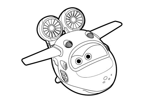 So check out these coloring pictures of super this super wings coloring image feature big wing, a blue and white passenger plane, who is the largest member of the super. Super Wings Coloring Pages at GetColorings.com | Free ...