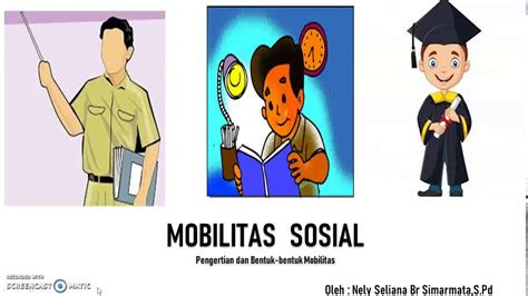 Gerak sosial (mobilitas sosial) adalah perubahan, pergeseran, peningkatan, ataupun penurunan status dan peran anggotanya. Mobilitas Sosial (Pengertian dan Bentuk-bentuk Mobilitas ...