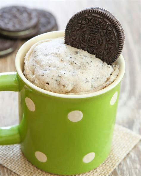 Add in the vanilla extract, sugar, flour, baking powder, milk, and cookies. 37 Mug Cake Recipes - DIY Projects for Teens
