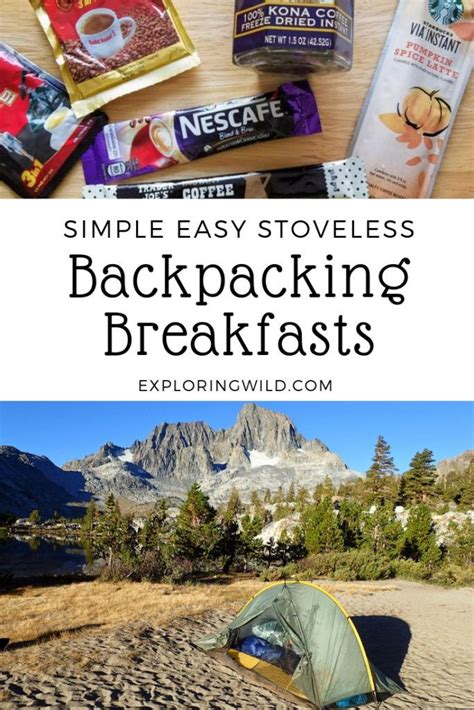 Maybe you would like to learn more about one of these? 4 Simple No-Cook Backpacking Breakfast Ideas in 2020 ...