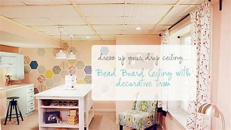 Start your project sooner with store pickup. DIY Drop Ceiling Makeover with Cottage Chic Beadboard ...