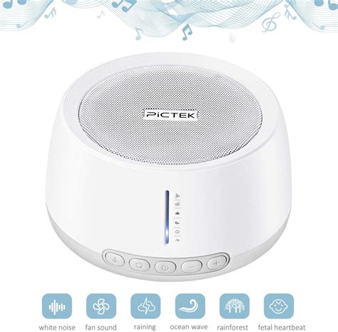 How to choose your white noise machine for your office. White Noise Machine, PICTEK 30 Non-Looping Soothing Sound ...
