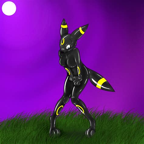 Handling out pamphlets at beach for his sister's restaurant. May and the Latex Rubber Umbreon Suit 2 by fox0808 -- Fur ...