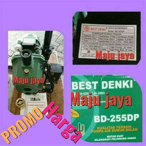 Harga promo pompa air jet pump dab 255 30 meter shimizu pc 260 york. Jual Pompa air jet pump 250 watt BEST DENKY Otomatis ...