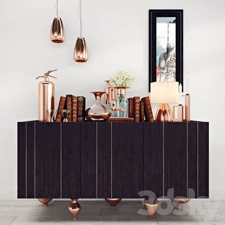 Decorating, home & garden, makeovers. Credenza Decor : Down3Dmodels