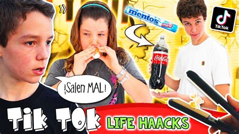 As of november 2019, she got 5.4 million followers on her tik. Probando LIFE HACKS VIRALES de TIK TOK 🔥 con THE CRAZY ...