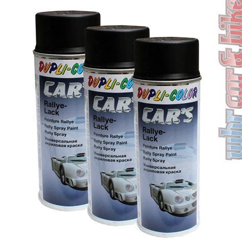 Obi klarlack spray transparent matt 400 ml. 3 Dosen Dupli-Color Rallye Lack 400ml schwarz matt Car's ...