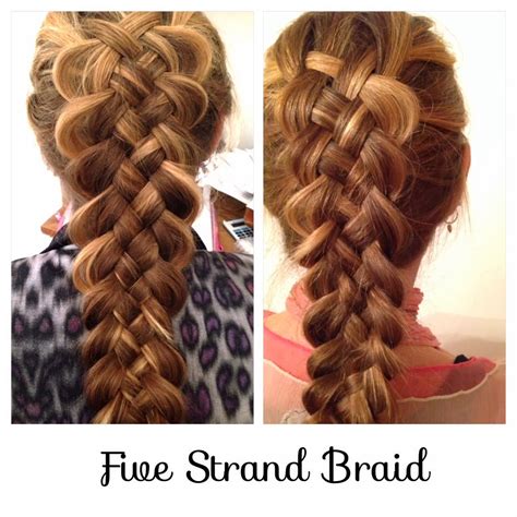 I made this one up on my own! Hair Styles by Liberty: Five Strand Dutch Braid