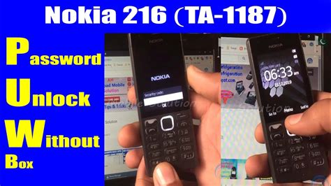 Hi dosto hamne is video me nokia 216 me youtube not working ke bare me baat ki h ommed he aapko video pasand aaega. Nokia 216 RM 1187 Security Code Reset Free Method and USB ...