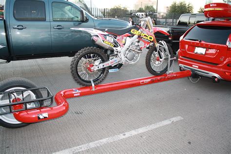 Though motorcycles are considered one of the smaller machines in the vehicle world, they can seem a lot bigger when you're trying to move them around. It's good to see that we are not the only riders that are ...