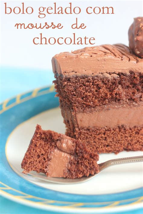 Nada tem melhor do que uma sobremesa gelada para refrescar o calor, não é mesmo? Bolo gelado com mousse de chocolate - Papos e Pitadas ...