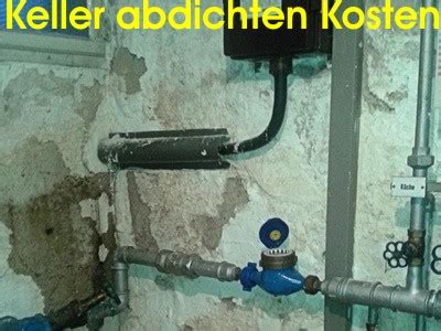 Dagegen sollte der keller abgedichtet werden. Keller abdichten - Kosten - Baugutachter