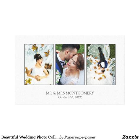 Check spelling or type a new query. Beautiful Wedding Photo Collage Canvas Print | Zazzle.com | Photo collage canvas, Canvas print ...