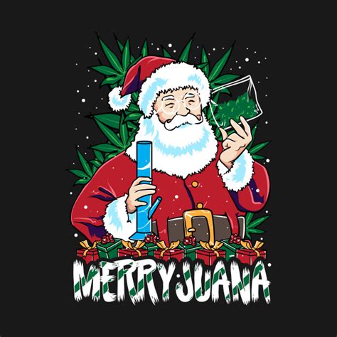 Download 460+ royalty free christmas weed vector images. Merryjuana Marijuana Santa Claus Christmas Weed 420 ...