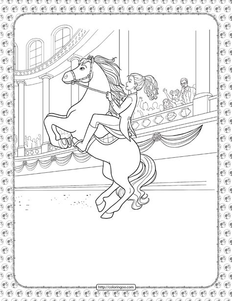 Just print them and start coloring! Barbie Princess Adventure Coloring Pages 19