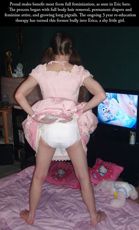 The girls are ganging up on the guys. diapercaptions — diaperedsassy: Diaper Discipline for...