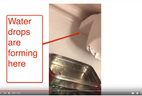 We did not find results for: refrigerator - Water dripping from freezer into fridge top ...
