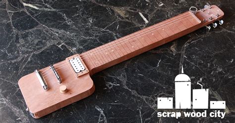 With a little skill anybody can do it yourself. scrap wood city: DIY electric lap steel guitar out of plywood