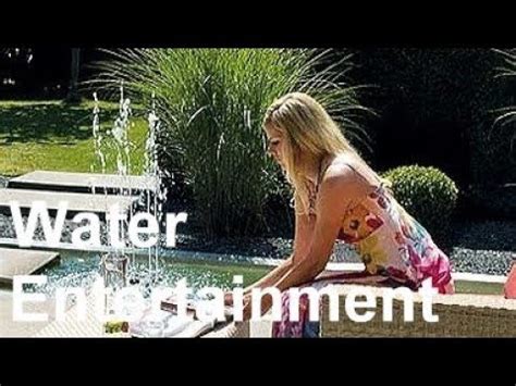 Wasserspiel im garten selber bauen. Water Entertainment - Video: Oase Water Wasserspiele für ...