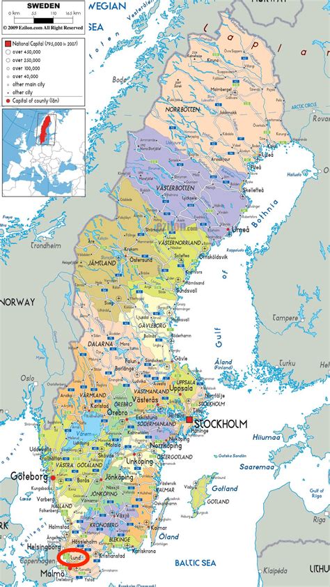 Consulta las últimas noticias de suecia, país situado en la península escandinava. Lund, Suecia mapa - Mapa de lund, en Suecia (el Norte de ...