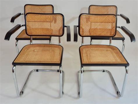 It was named cesca as a tribute to breuer's adopted daughter francesca (nicknamed cheska). 1960s Black Marcel Breuer Cesca Chairs, Italy at 1stdibs