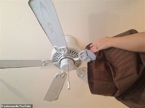 This ceiling fan has five reversible blades with different finishes on each side, plus an integrated led light kit. People are cleaning the dust and grime from ceiling fans ...