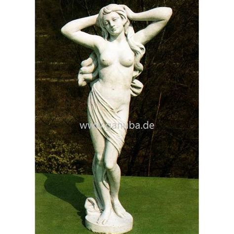 Die garten statue aus steinguss ist aus einem hochwertigen kunststein gegossen und von hand bearbeitet. Weiße Dekofigur für den Garten Steinguss-Statue - Venere