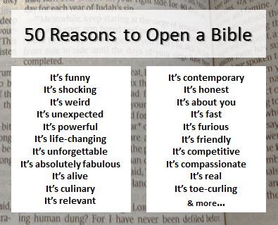 A voice from heaven spoke, you are my son whom i love, with you i am well pleased. this confirmed jesus' identity as the son of god and would have given him confidence to. 50 Reasons to Open a Bible | Dave Hopwood