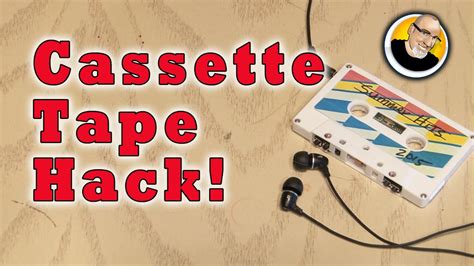 Easy editable for your poster, banner. Cassette Tape Hack! - YouTube