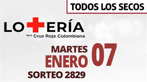 Este es el resultado de la loteria de la cruz roja de la noche del miercoles 21 de julio 2021, aquí los resultados de la loteria de la cruz roja, sorteo que se realiza todos los martes a las 10 y 30 de la noche por la señal del canal uno, te deseamos mucha suerte. Resultado Lotería de la CRUZ ROJA Martes 7 de Enero 2020 ...