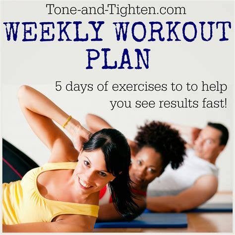 Finding the right workout routine, however, is tough. Weekly Workout Plan - One Whole Week Of Exercises To Take ...