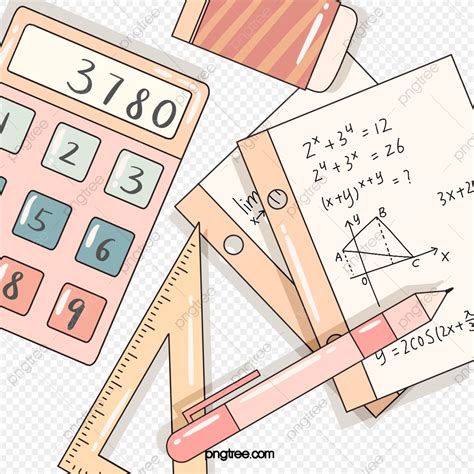 This ios 14 icon pack includes 100. Pink Cute Math Stationery Elements, Mathematics, Calculator, Draft PNG Transparent Clipart Image ...