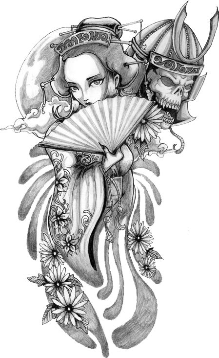 1200 x 800 · png. geisha png - Tattoo Geisha Japanese Samurai Stock Drawing ...