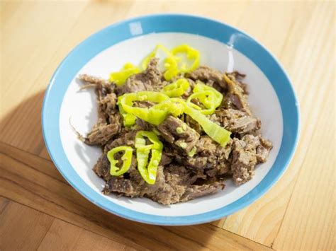 Then, placed the animal meat alongside onions, garlic and bay renders from a roaster pan. Mississippi Pot Roast Recipe | Food Network