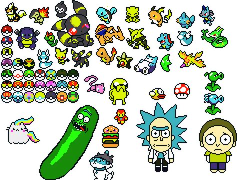 RANDOM PIXEL ART | Pixel Art Maker 64 randomly generayed pixel people.