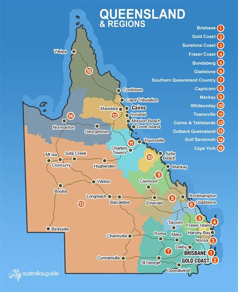 Chuyển đổi đô la úc (aud) và việt nam đồng (vnđ). Bản đồ Queensland - Queensland úc bản đồ (Úc)