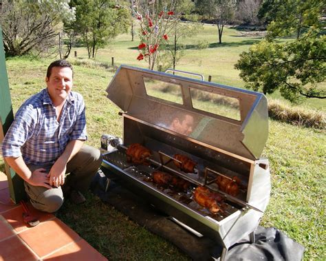 Immediately after cooking your fish, you will get sizzling spitroast salmon. Merewether Family Life: The Spit Roast Story part 1