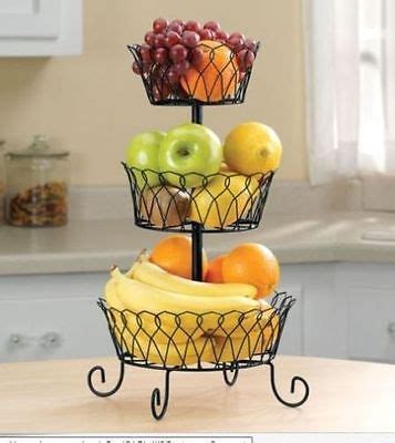 4.9 out of 5 stars, based on 10 reviews 10 ratings current price. New Kitchen Fruit Basket Rack 3 Tier Holder Storage ...