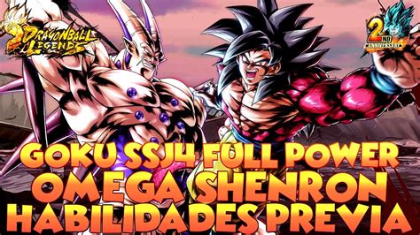 Maybe you would like to learn more about one of these? DRAGON BALL LEGENDS GOKU SSJ4 FULL POWER Y OMEGA SHENRON HABILIDADES - YouTube