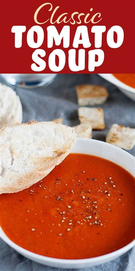 Be careful when removing the tomatoes from the boiling water. Easy Tomato Soup Recipe | SimplyRecipes.com | Recipe ...