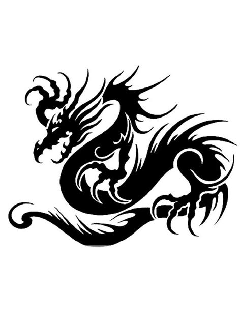 Search our wide selection of printable stencils. Free printable Dragon stencils and templates in 2021 ...